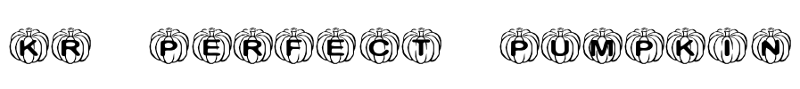 KR Perfect Pumpkin Font Image