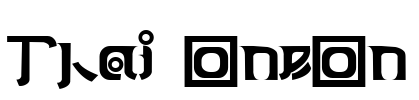 Thai OneOn Font Image