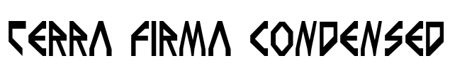 Terra Firma Condensed Font Image