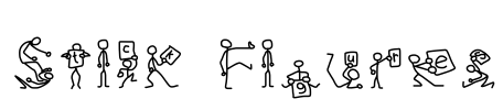Stick Figures Font Image