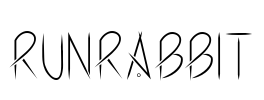 RUNRABBIT Font Image