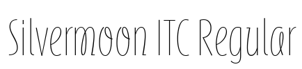 Silvermoon ITC Regular Font Image
