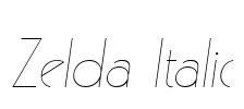 Zelda Italic