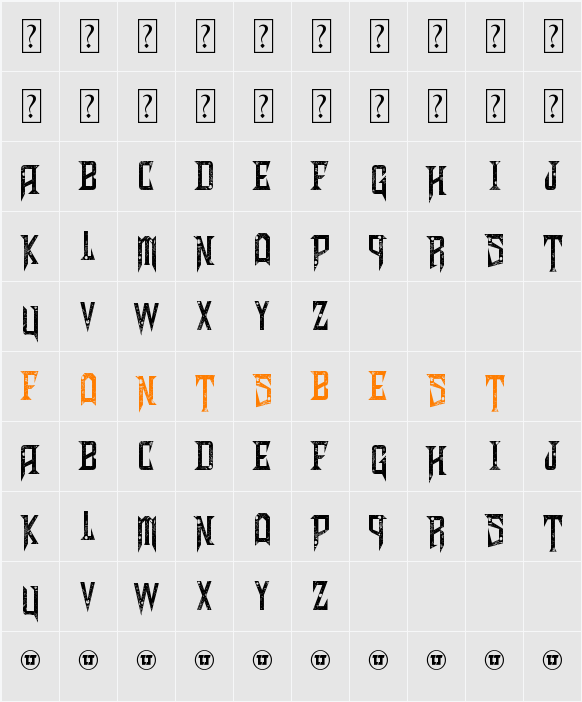 Shadows of Security Character Map