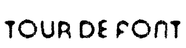 Tour de Font Font Image