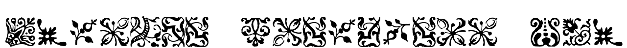 FCaslon Ornaments ITC Font Image