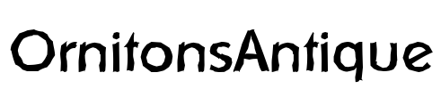 OrnitonsAntique Font Image