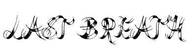 Last Breath Font Image