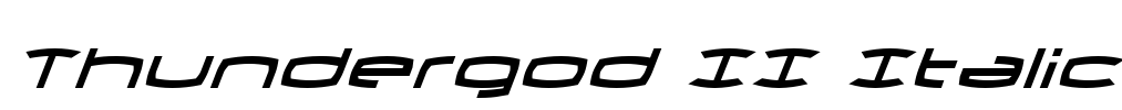 Thundergod II Italic