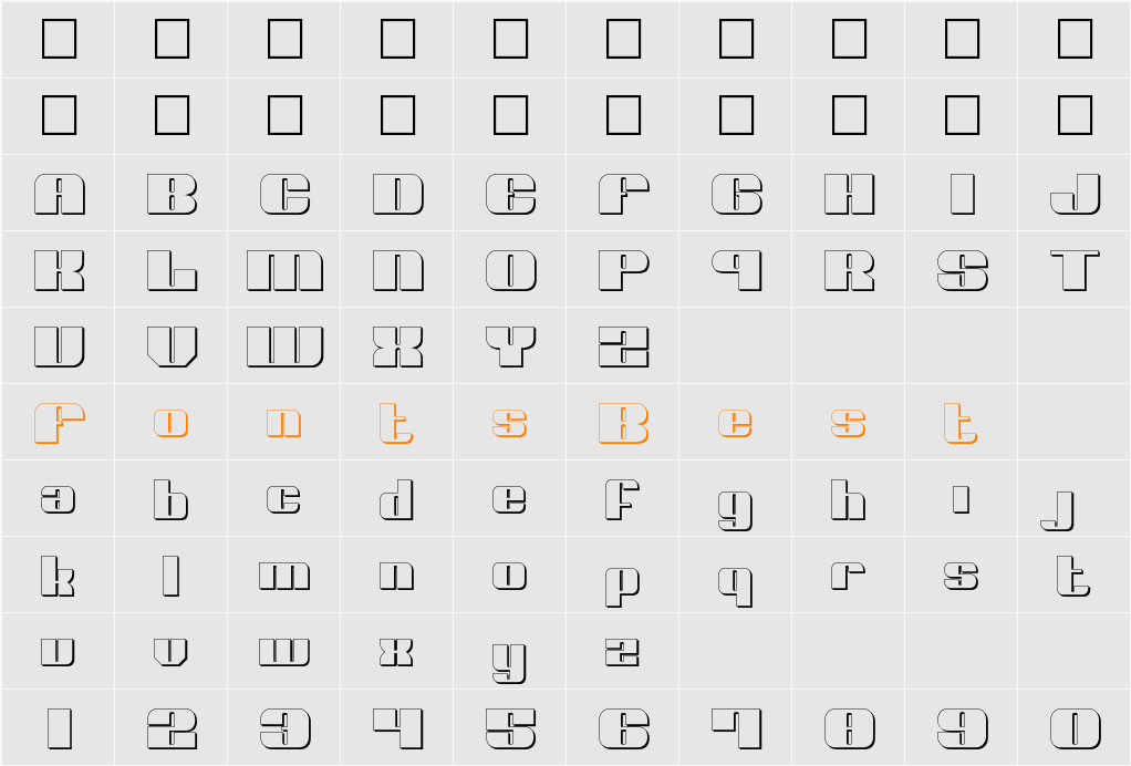 Nolo Contendre Shadow Character Map