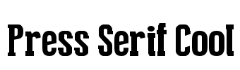 Press Serif Cool