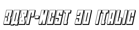 EAST-west 3D Italic