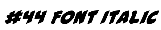 #44 Font Italic Font Image