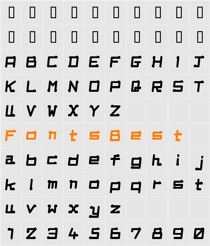 EOPcoupon Character Map