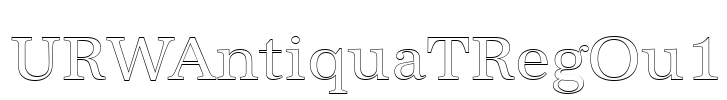 URWAntiquaTRegOu1