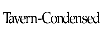 Tavern-Condensed Font Image