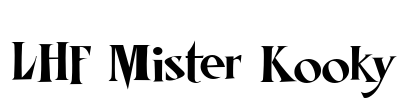 LHF Mister Kooky Font Image