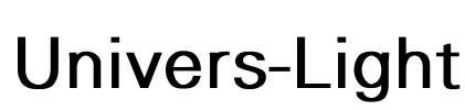 Univers-Light Font Image
