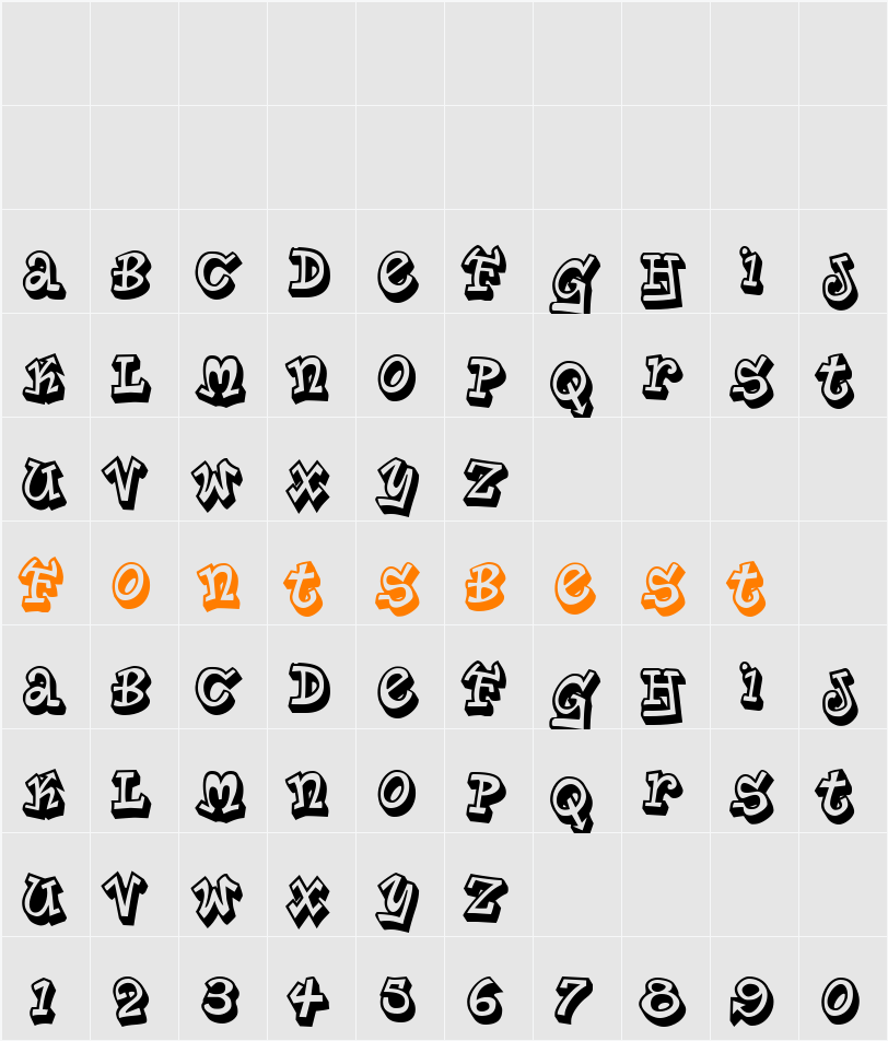 Planet Benson 2 Character Map