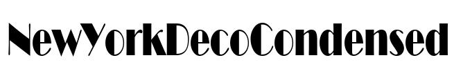 NewYorkDecoCondensed
