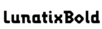 LunatixBold Font Image