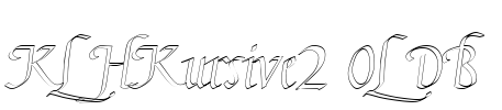 KL HKursive2 OL DB