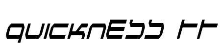 Quickness TT Font Image