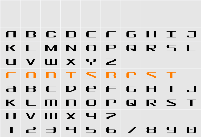 SDF Light Character Map