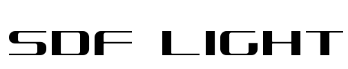 SDF Light Font Image