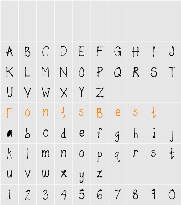Puff Paint Character Map