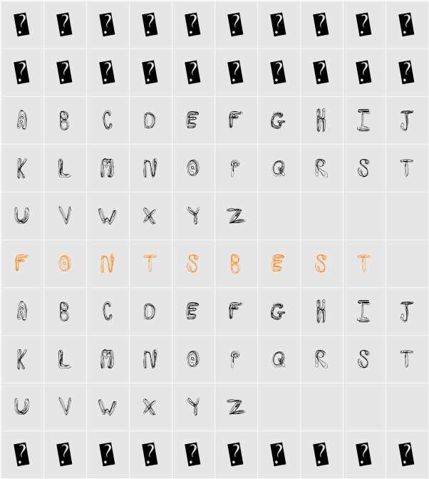 SwirlInsertion Character Map