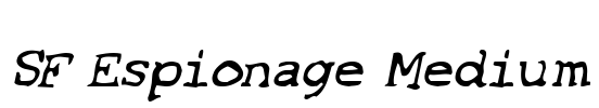 SF Espionage Medium