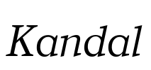 Kandal Font Image