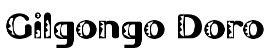 Gilgongo Doro Font Image