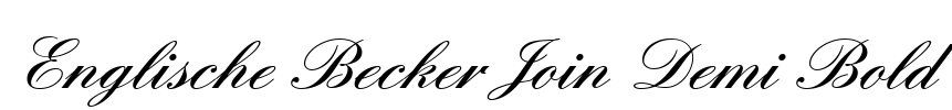 Englische Becker Join Demi Bold