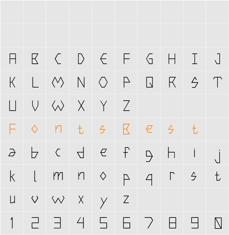 Hexter Modular Character Map
