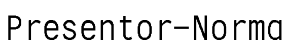 Presentor-Norma Font Image