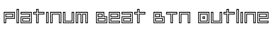 Platinum Beat BTN Outline