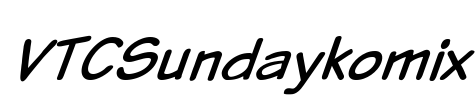 VTCSundaykomix Font Image