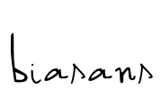 biasans Font Image