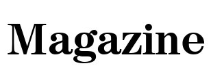 Magazine Font Image