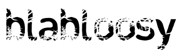 blabloosy Font Image
