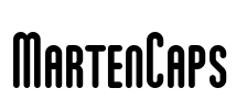 MartenCaps Font Image