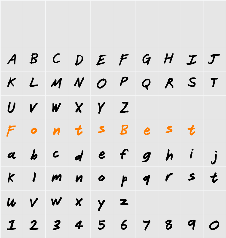 Janitor Character Map