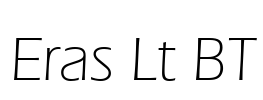 Eras Lt BT Font Image