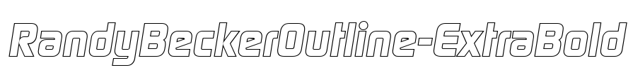 RandyBeckerOutline-ExtraBold