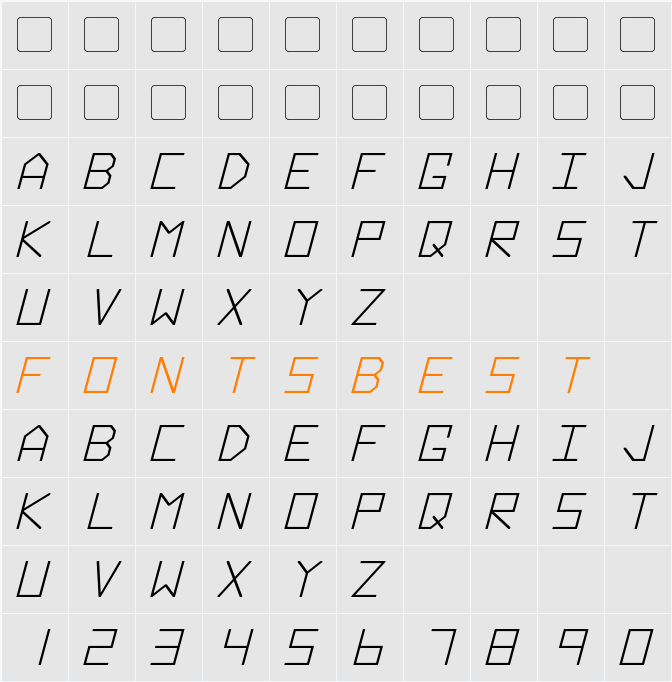 Hyperspace Character Map