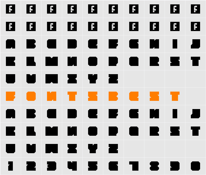 throwback Character Map