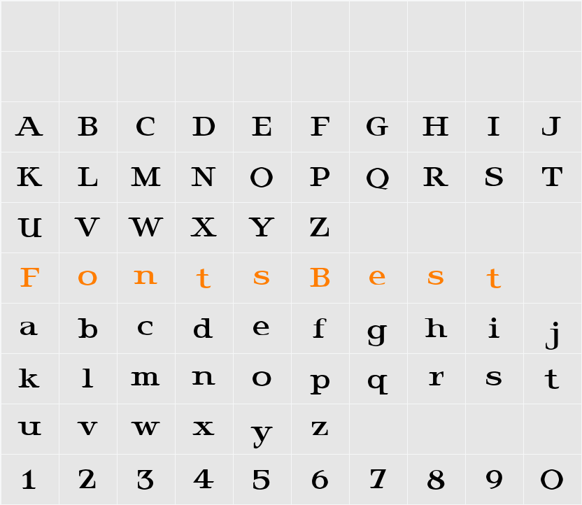 LHF Farango BETA Character Map