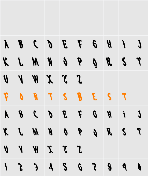 Eskindar Leftalic Character Map